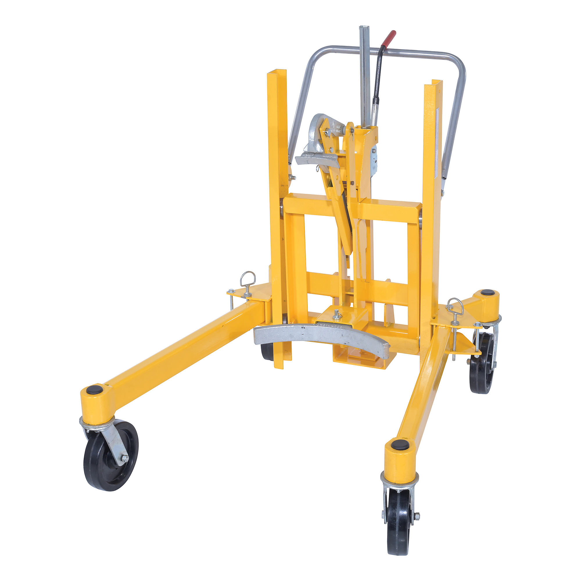 Vestil Economical Mechanical Drum Transporter - 880-Lb. Capacity, 31-47in. Jaw Range, Model# DCR-880-M